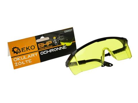 GEKO G90021 Ochranné pracovní brýle žluté ochrana očí
