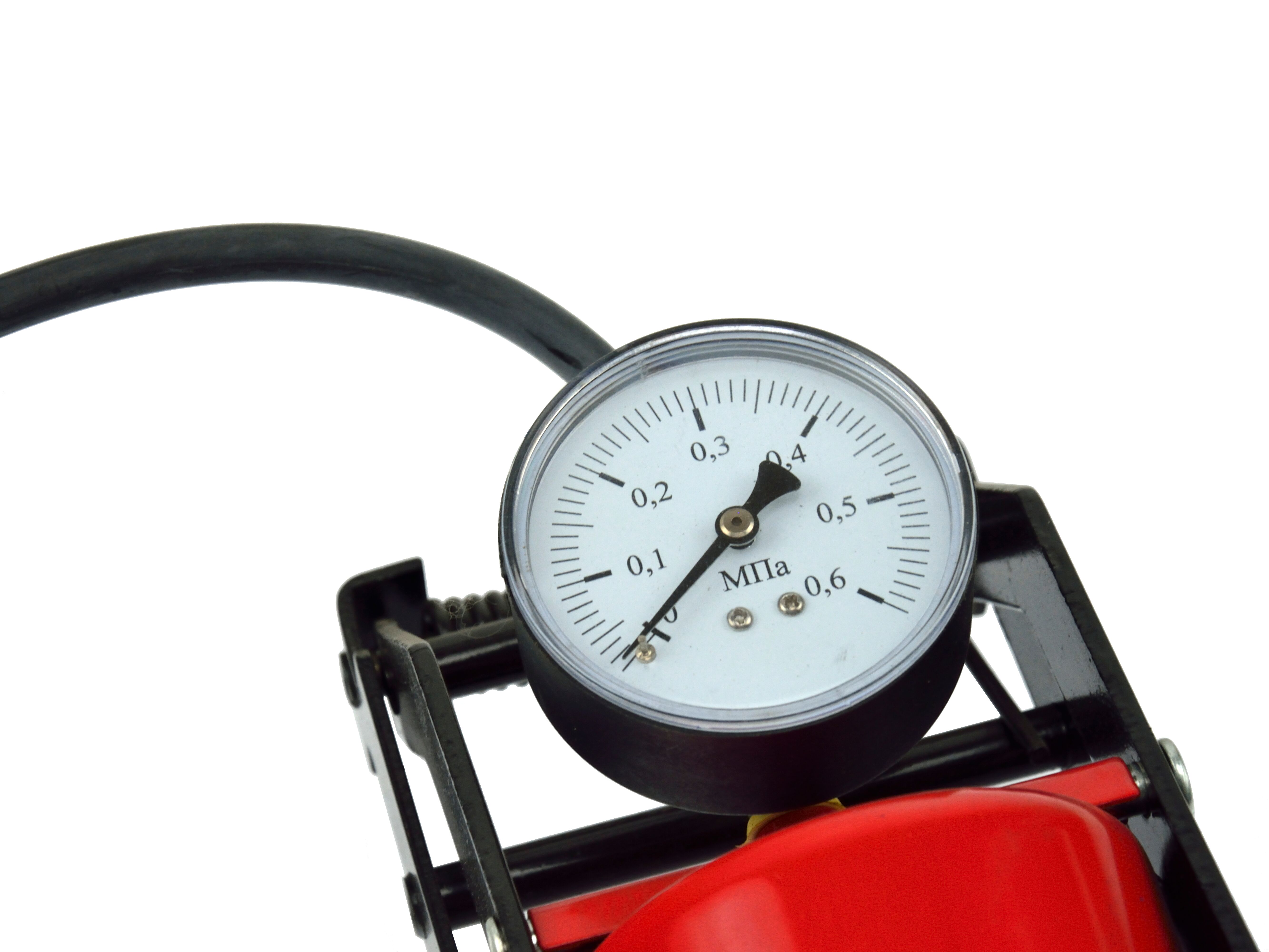 GEKO G01303 Hustilka nožní pumpa na huštění pneumatik pumpování kol, míčů 80x130mm