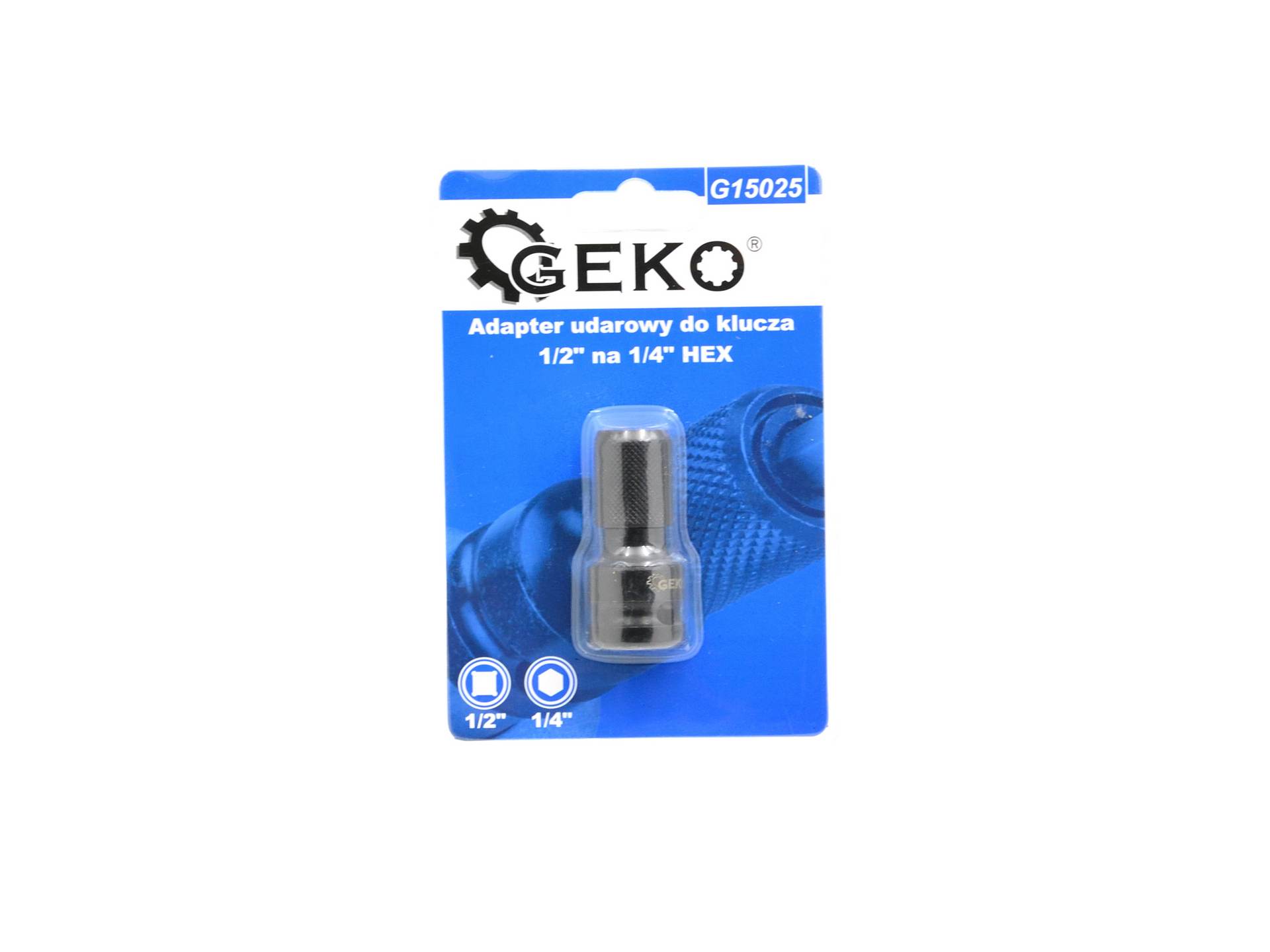 GEKO G15025 Adaptér pro rázové utahováky 1/2" na 1/4" HEX