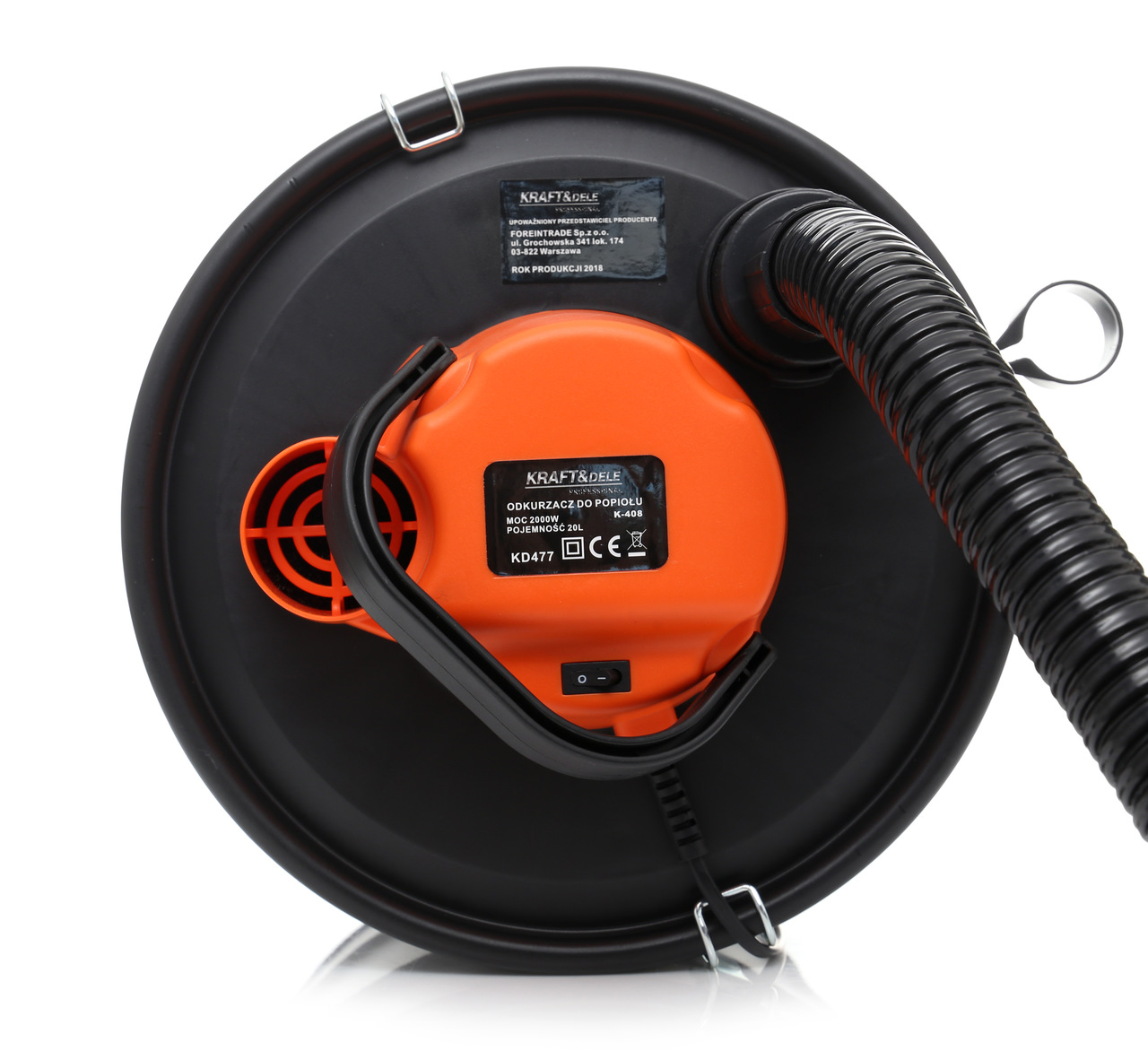 Kraft&Dele KD477 Vysavač na popel 20L 2000W