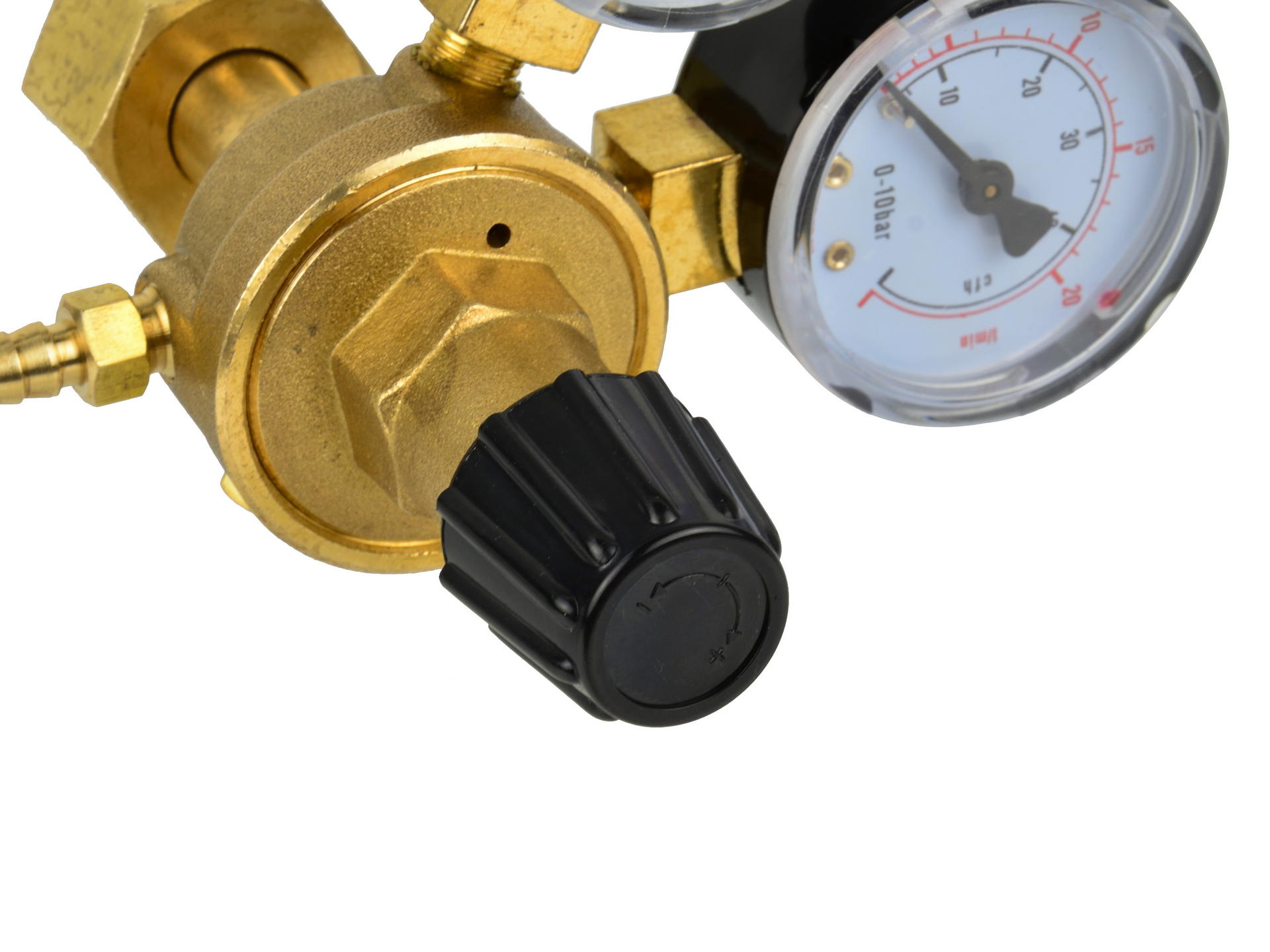 GEKO G80034 Regulátor redukční ventil CO2 / ARGON mix 2 manometry mini