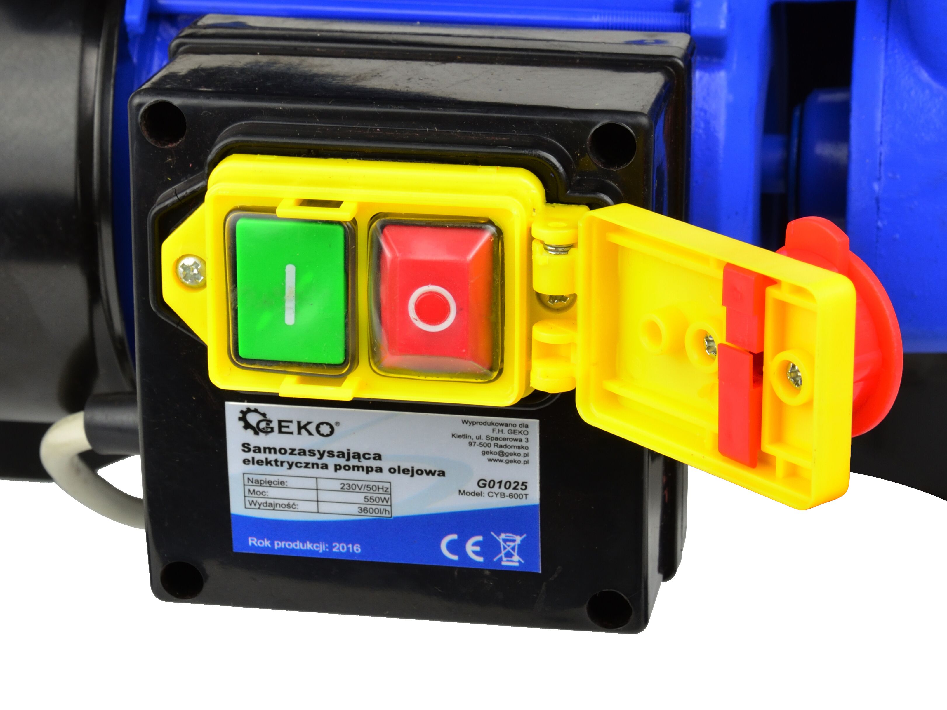 GEKO G01025 600W Palivové čerpadlo s počítadlem na motorovou naftu
