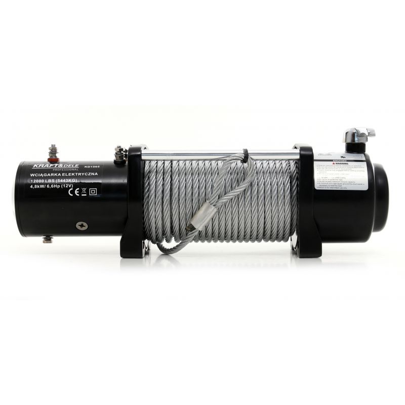 Kraft&Dele KD1565 Elektrický lanový naviják 5443kg 4800W jeřáb, kladkostroj 12V
