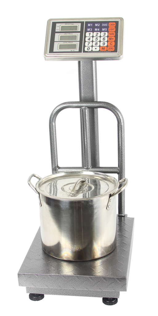 Mar-pol M90165 Můstková digitální elektronická váha LCD 150kg 51x71cm