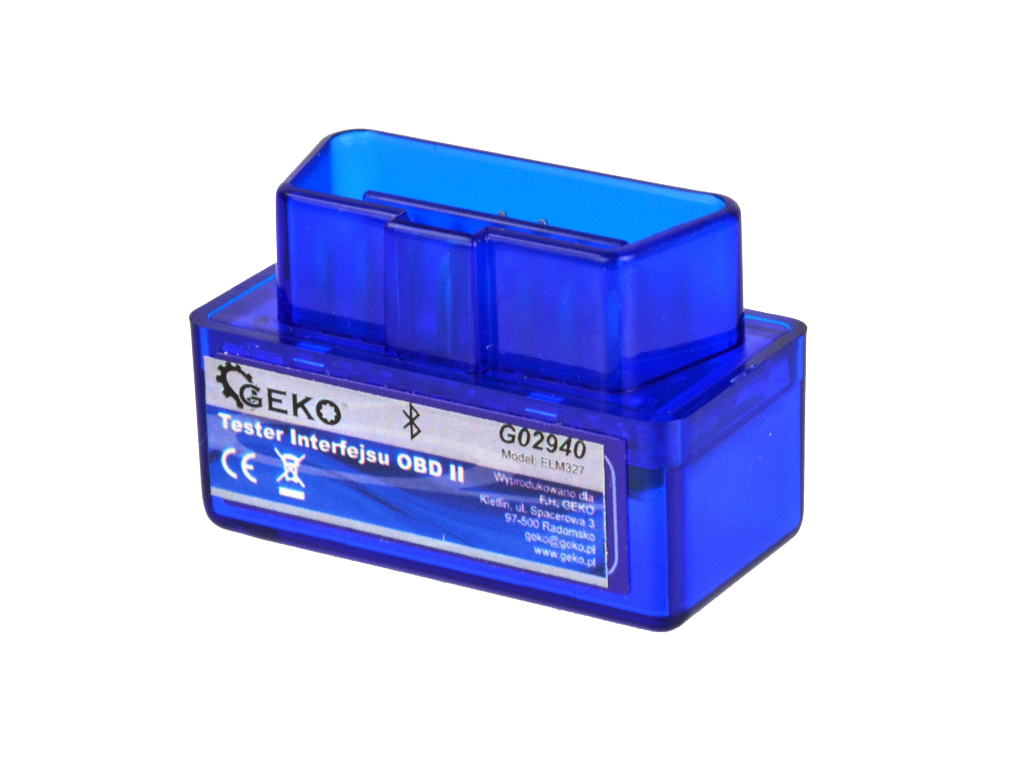 GEKO G02940 Tester měřič diagnostické zařízení OBD II autodiagnostika