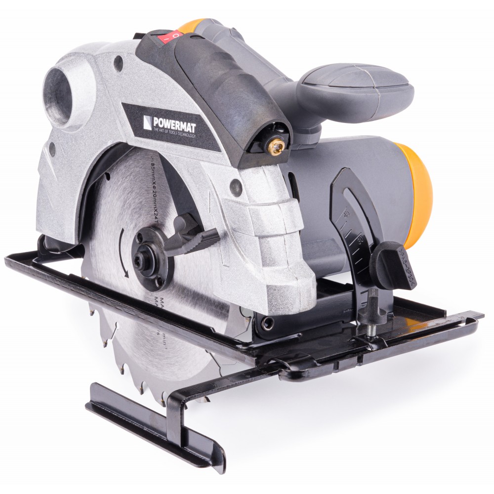 POWERMAT PM-RPT-2250M Elektrická kotoučová okružní pila 185mm 2250W 24T/40T 45°
