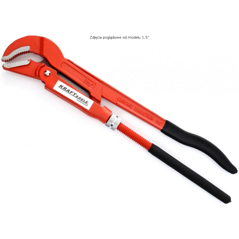 KRAFT&DELE KD10255 Hasák s regulací 50,8mm 2" Klíč pro potrubí, rury nastavitelný