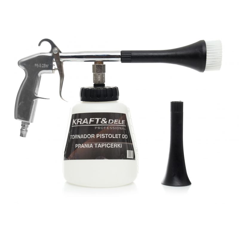 Kraft&Dele KD10379 Pneumatická stříkací pistole na čištění mytí čalounění TORNADO