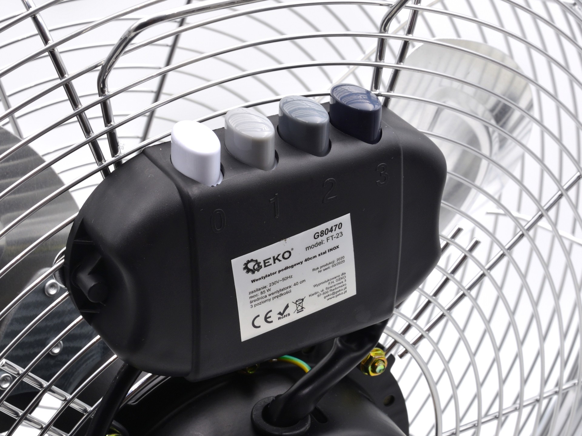 GEKO G80470 Podlahový ventilátor 40 cm 85W