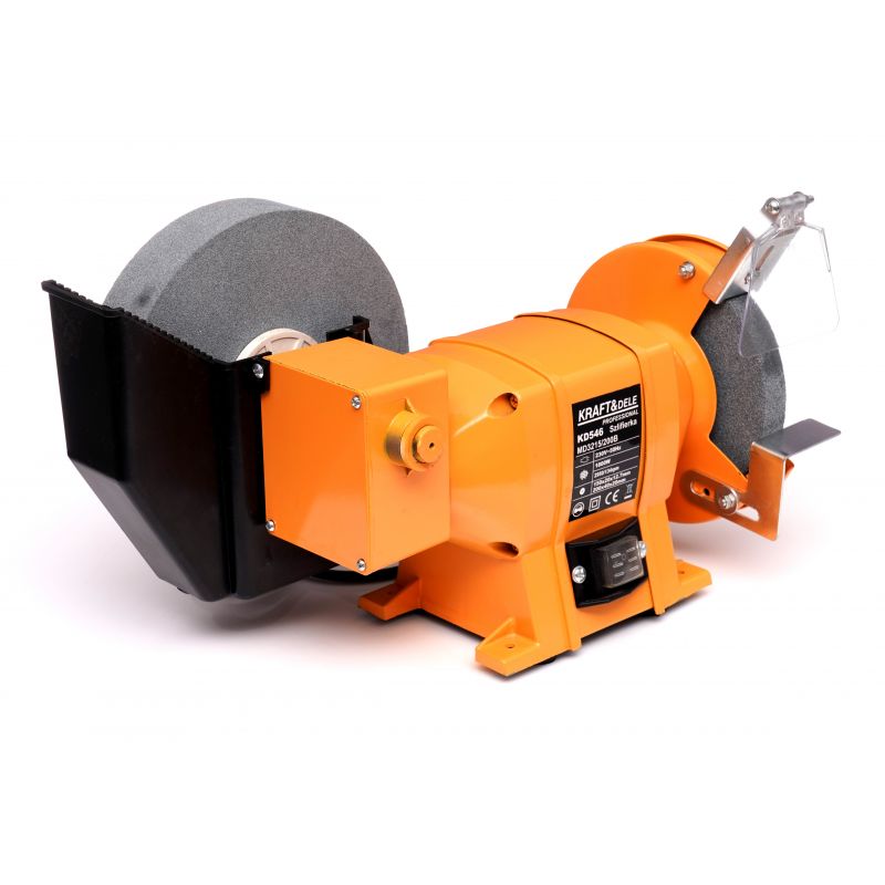 KRAFT&DELE KD546-Z 1800W Elektrická stolní bruska 2 kotouče 150 / 200 mm