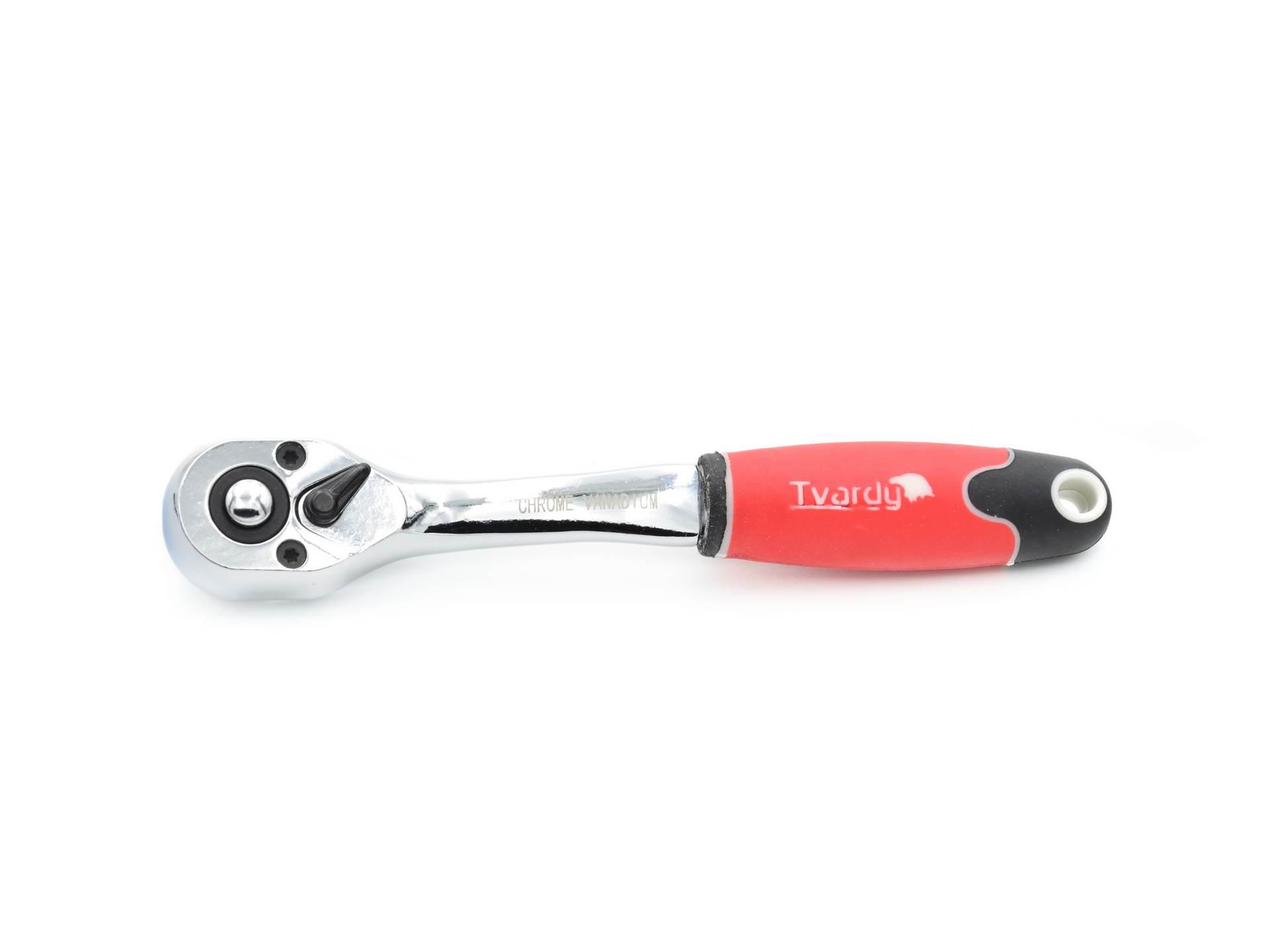 GEKO T00110 Ráčna 1/4" TVARDY Klíč gumová rukojeť