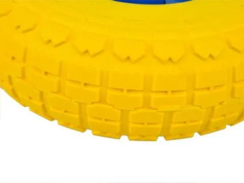 GEKO G71026 Gumové kolo do vozíku nenafukovací PU 3,50-4, naplněné