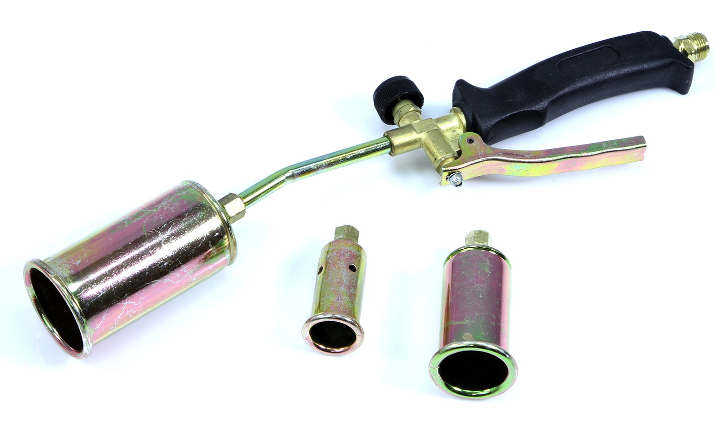 MAR-POL M78391 Plynový opalovací hořák PB + 3 koncovky 