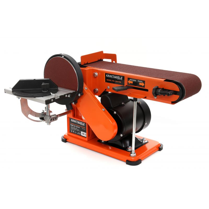 KRAFT&DELE KD1730 Elektrická stolní bruska pásová, kotoučová 600W 150mm