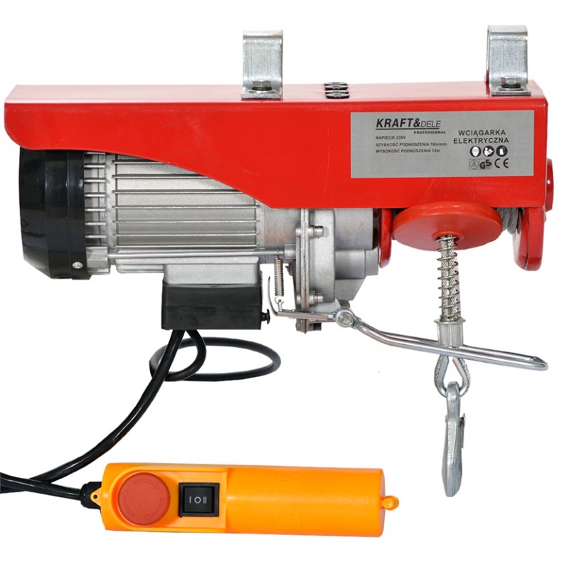 KRAFT&DELE KD1524 Elektrický lanový naviják 125/250kg 550W jeřáb, kladkostroj