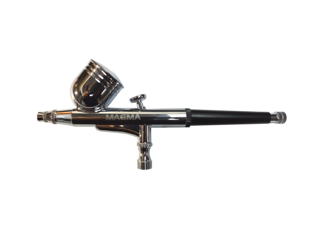 MAGMA TG130S Airbrush stříkací pistole na malování nanášení barvy 3 trysky