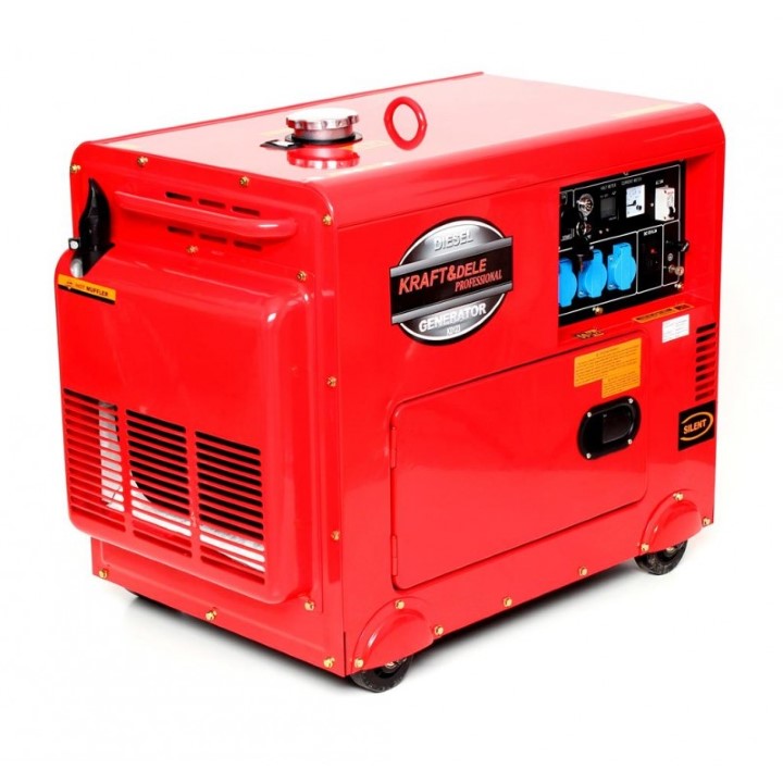 KRAFT&DELE KD123 ELEKTROCENTRÁLA GENERÁTOR PROUDU dieselový motor 7500W AVR