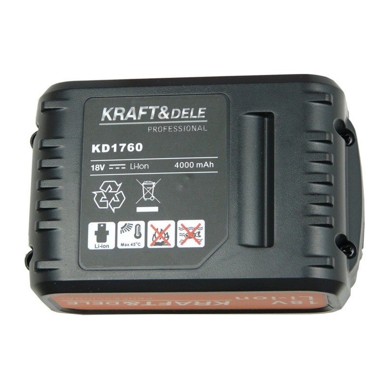 KRAFT&DELE KD1760 BATERIE AKUMULÁTOR 4000 mAh Li-Ion 18V X-SERIES