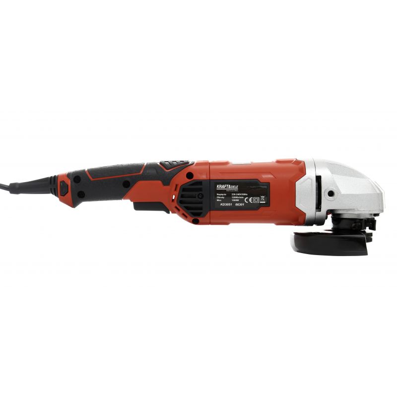 KRAFT&DELE KD3051 Úhlová bruska elektrická 1500W 125mm pro broušení + 2 kotouče
