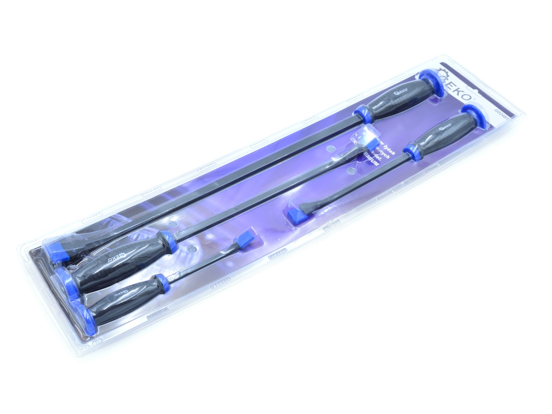 GEKO G02481 Sada nářadí lyžice klíče pro montáž pneumatik 4ks CRV PREMIUM