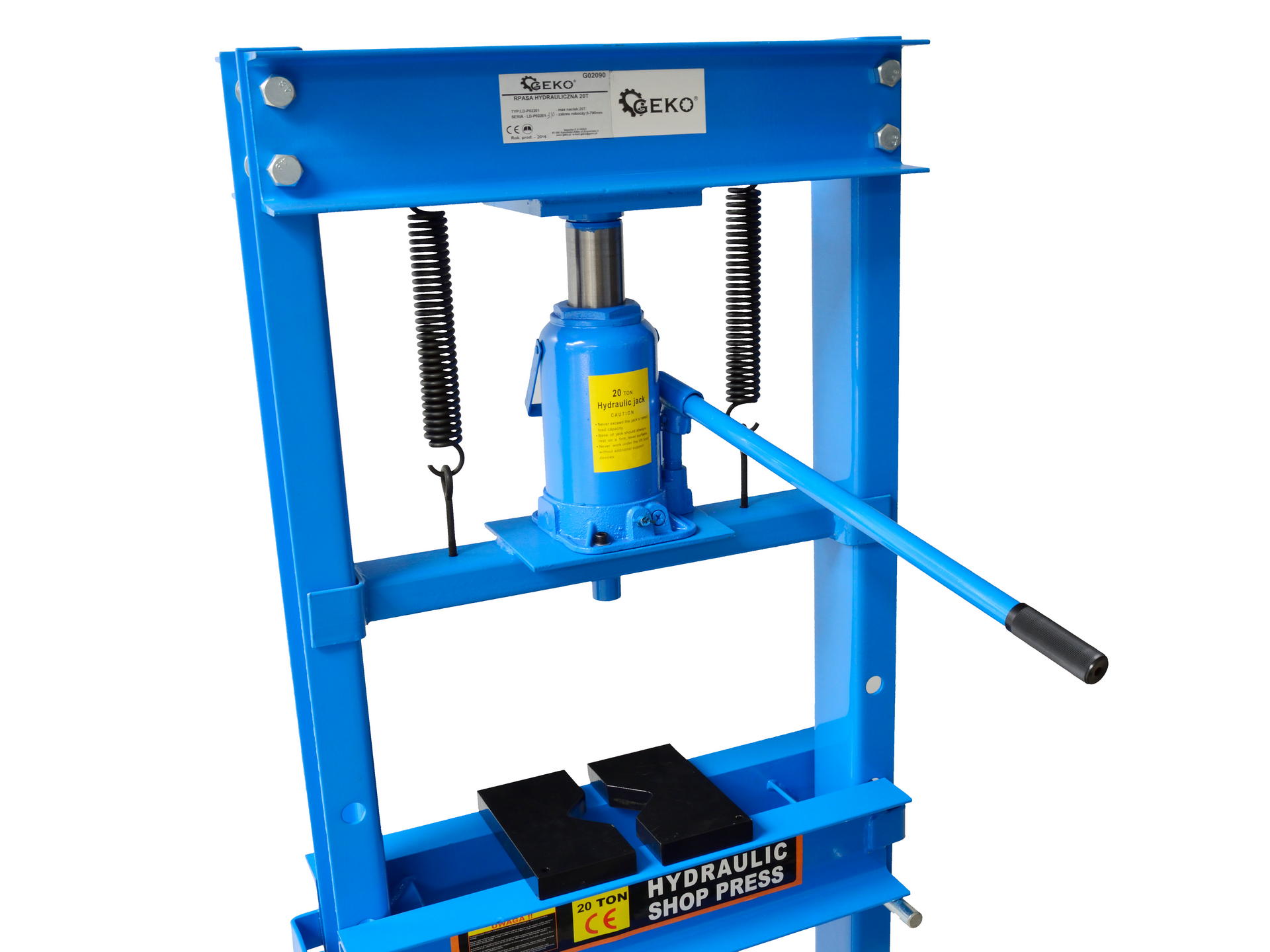 GEKO G02090 Hydraulický dílenský lis nosnost 20t