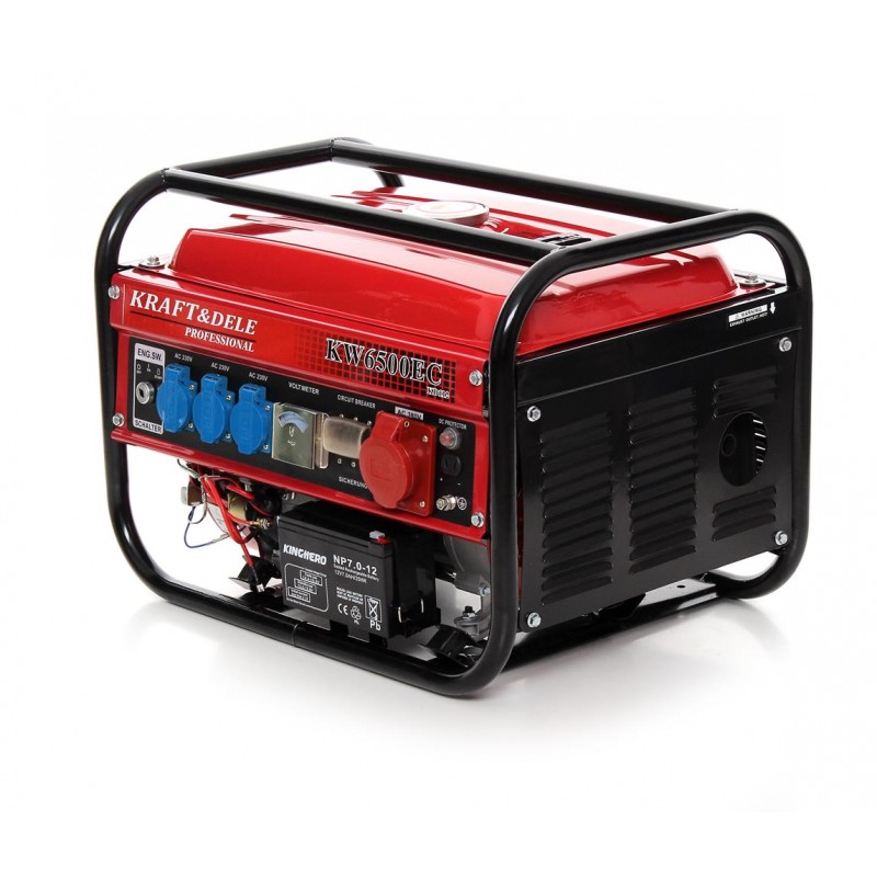 Kraft&Dele KD112 GENERÁTOR PROUDU 2,5kW elektrocentrála 6,5HP + olej