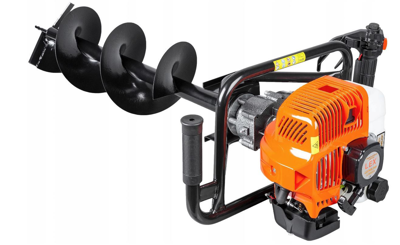 MAX LXGD670 Půdní vrták PREMIUM do země 6,7HP + vrták zemní 100mm 200mm 300mm