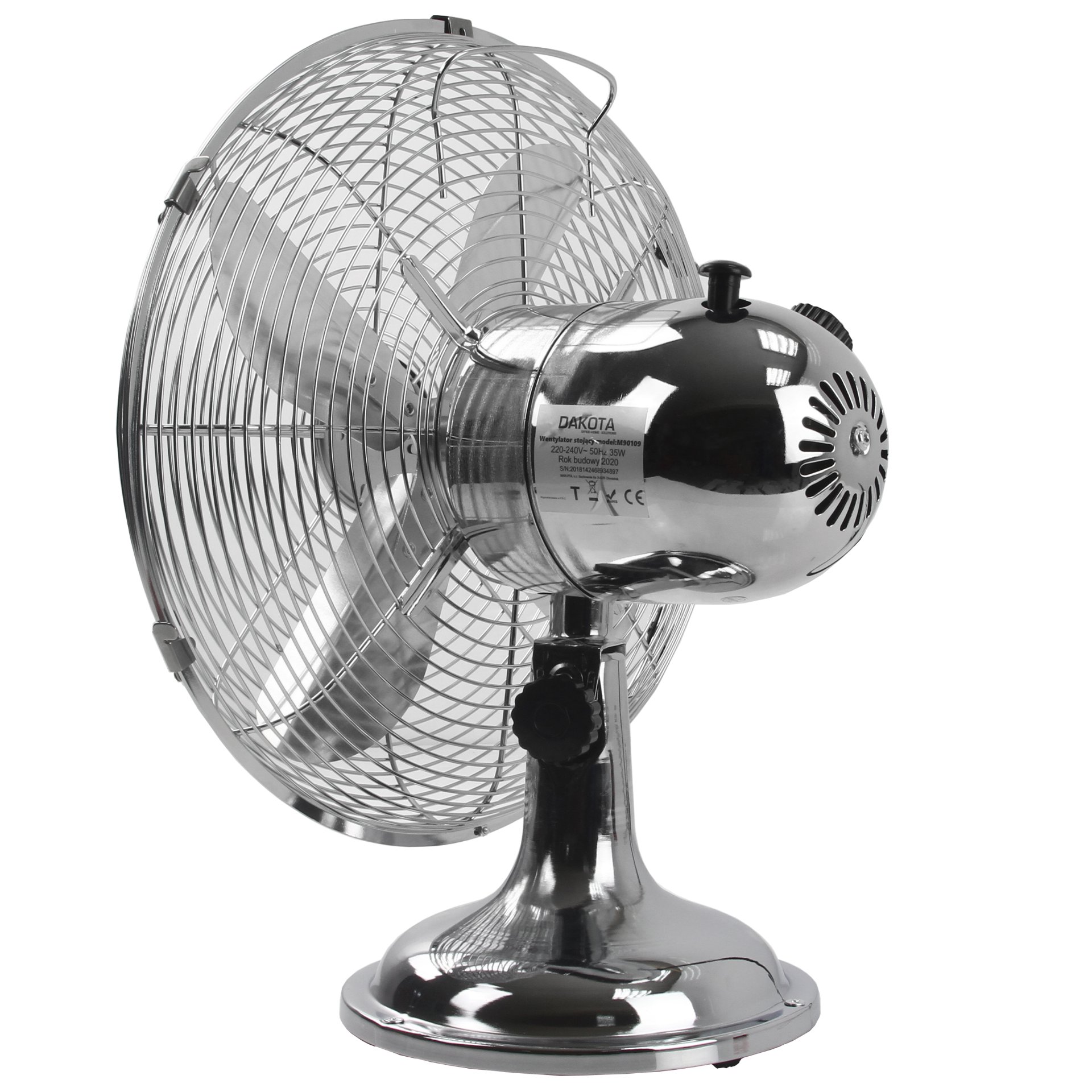 Marpol M90109 Elektrický stolový ventilátor 12" 30cm 35W větrák DAKOTA