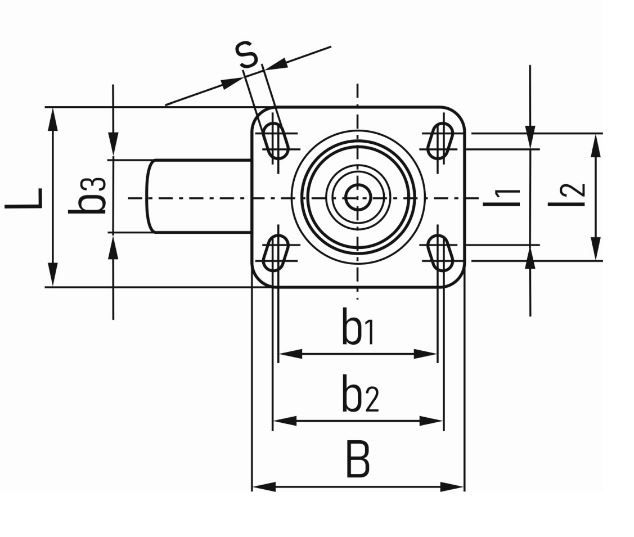 GEKO G71522 Otočoné kolečko kolo 125mm PP