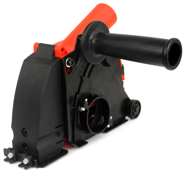MAR-POL M04105 Protiprachový odsávací kryt pro drážkovací frézu brusku 115-125mm