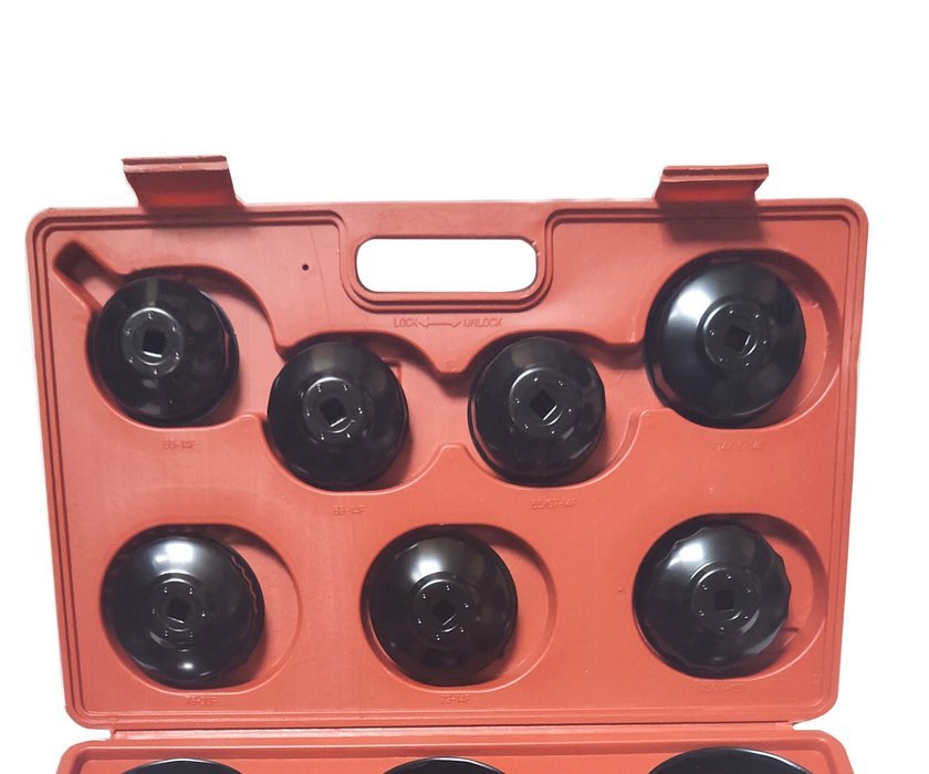 MAGMA 1075A Nástrčné hlavice klíče na olejový filtr výměna filtrů 1/2" 3/8" 