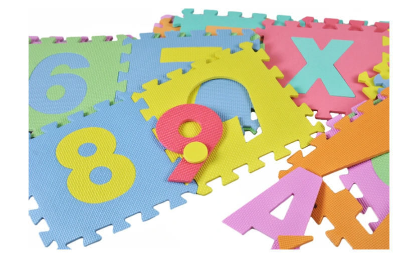 SZPILA VELKÉ PĚNOVÉ PUZZLE 36ks 29x29cm koberec podložka na zem interaktivní