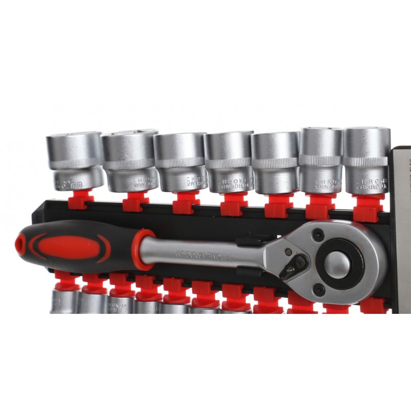 KRAFT&DELE KD10108 Nástrčné klíče sada 19ks 1/2" 8-32mm + ráčna