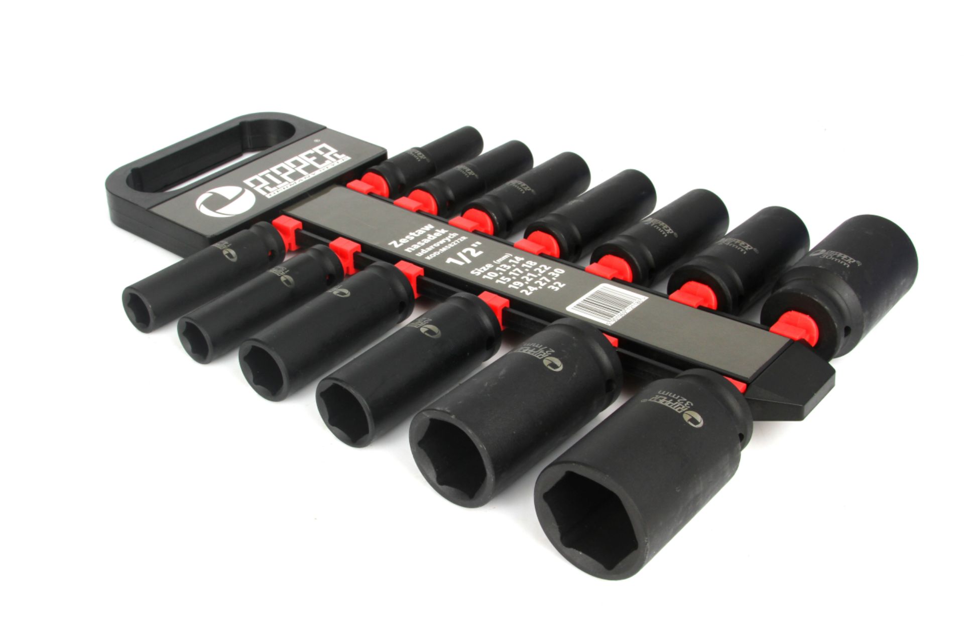 MAR-POL M58272R Sada nástrčných klíčů pro rázový utahovák 10-32mm 13KS RIPPER klíče