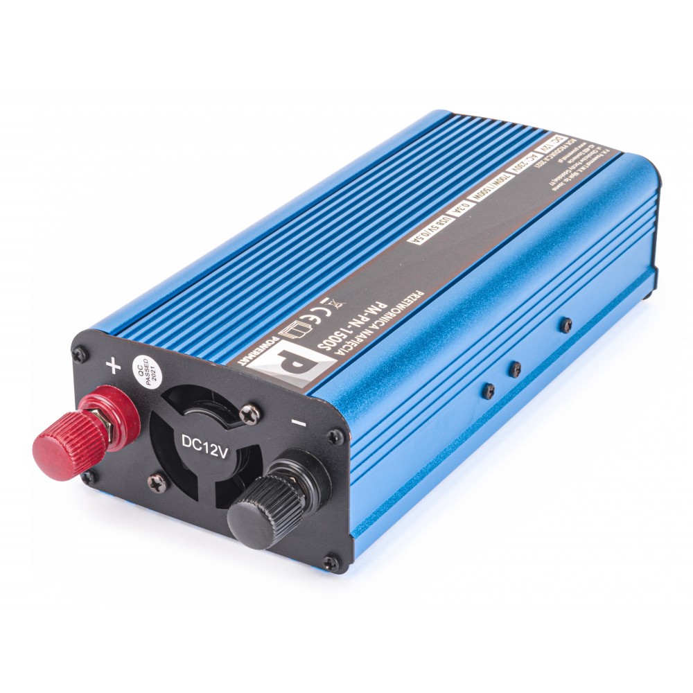 POWERMAT PM-PN-1500S Měnič napětí pro vozidla, auta 12V 1500W