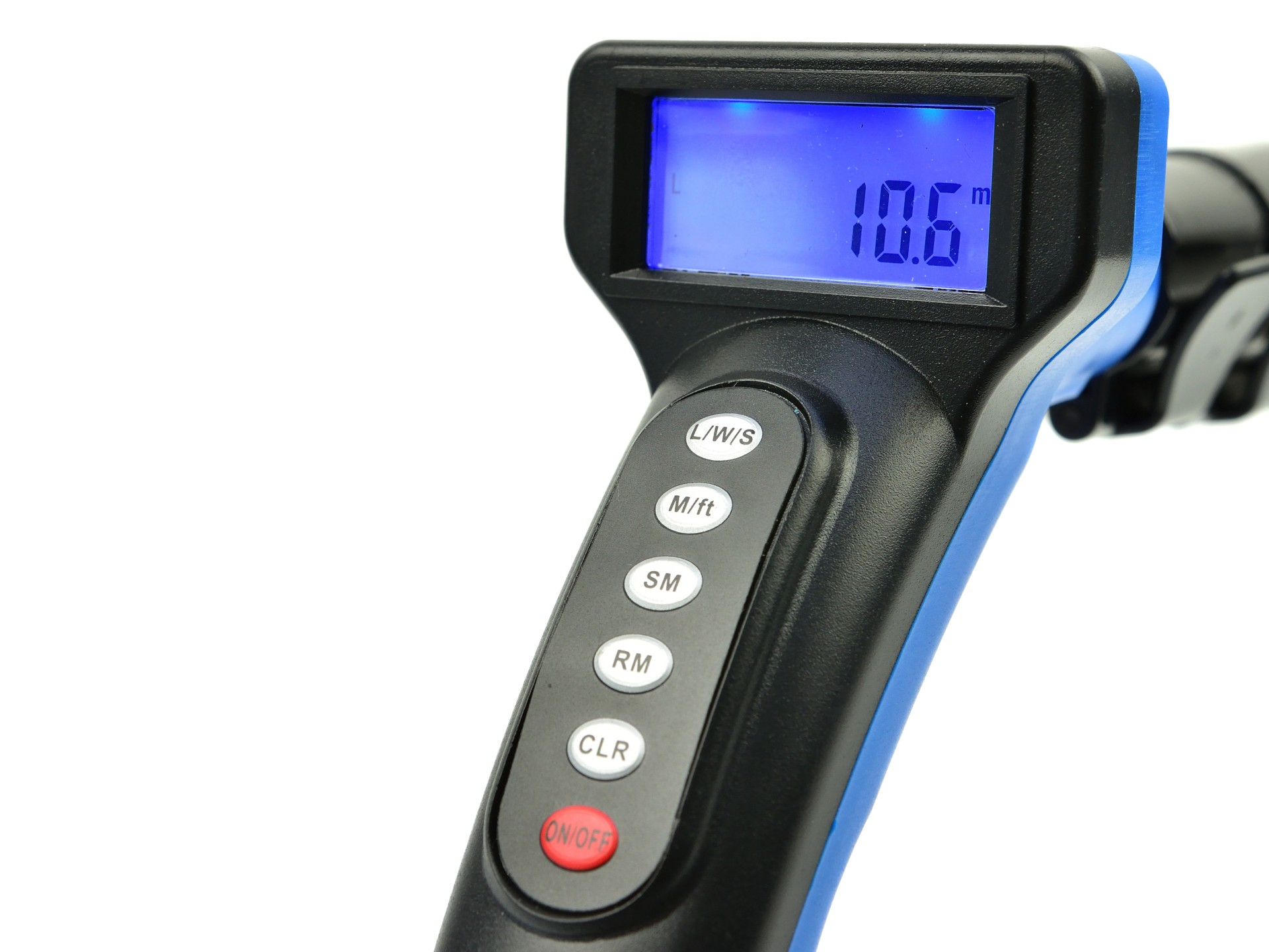 Geko G15150 LCD kolečko pro měření vzdálenosti 0,1-10 000M