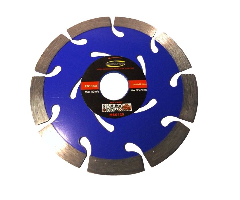 MAGMA MSG125 Diamantový kotouč na beton segmentový 125x22,2mm