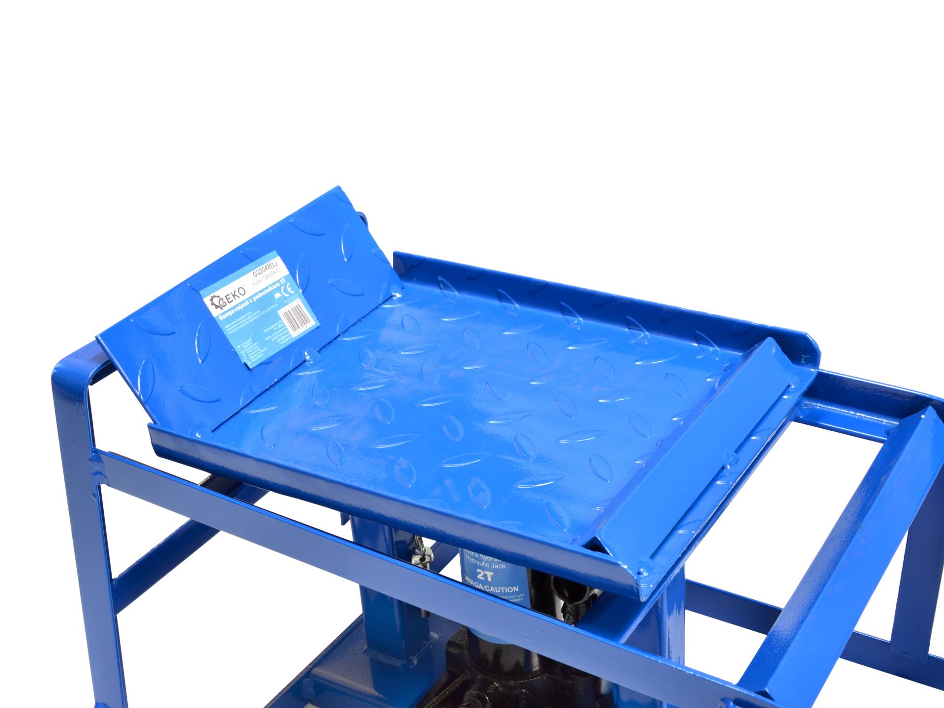 GEKO 2ks G02048 Nájezdová hydraulická rampa zvedák pod auto 2T 2kusy