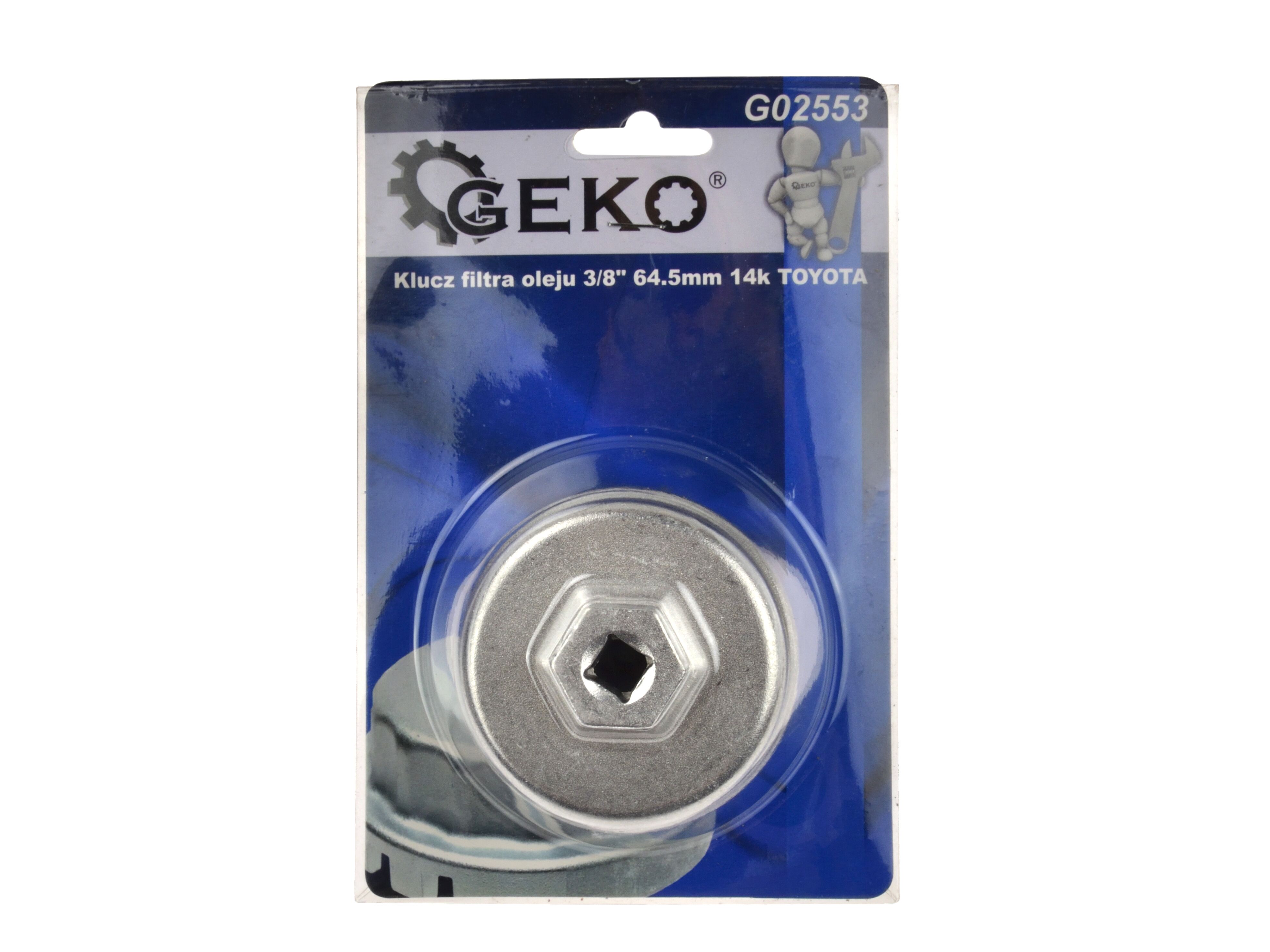 GEKO G02553 Klíč na olejový filtr 3/8" 64,5 mm 14k TOYOTA