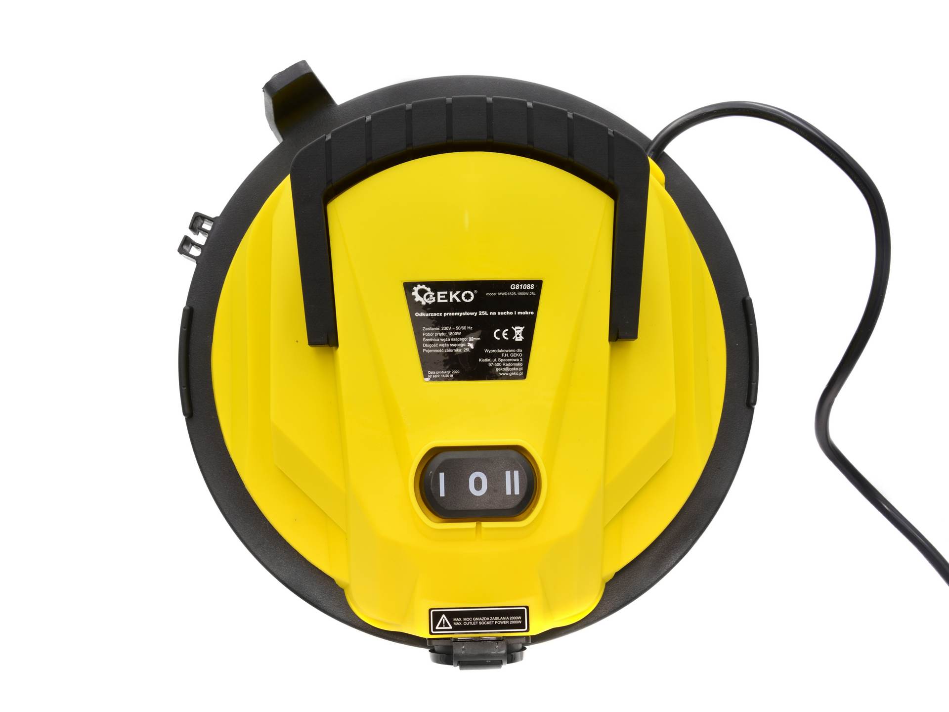 GEKO G81088 Průmyslový vysavač na mokré a suché vysávání příslušenství 25L