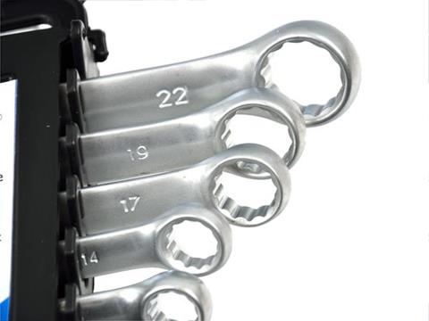 GEKO G11243 Očko-ploché klíče 12ks 6-22mm vidlicové sada