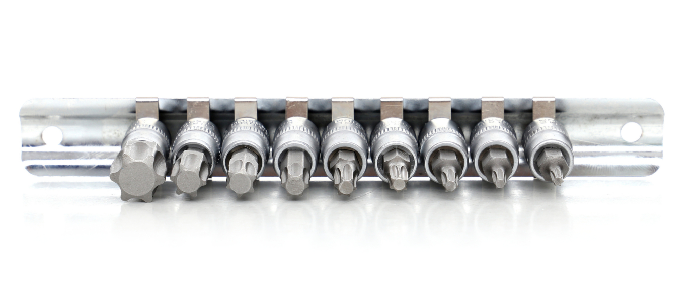 KRAFT&DELE KD10241 Sada bitů 1/4" 9ks klíče, bity T10 - T60