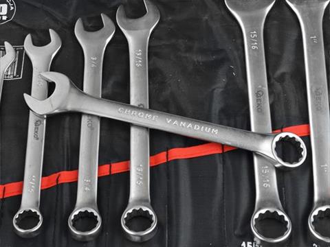 GEKO G11152 Klíče očkové ploché 16ks 1/4"-1 1/4" klíč vidlicový Sada klíčů