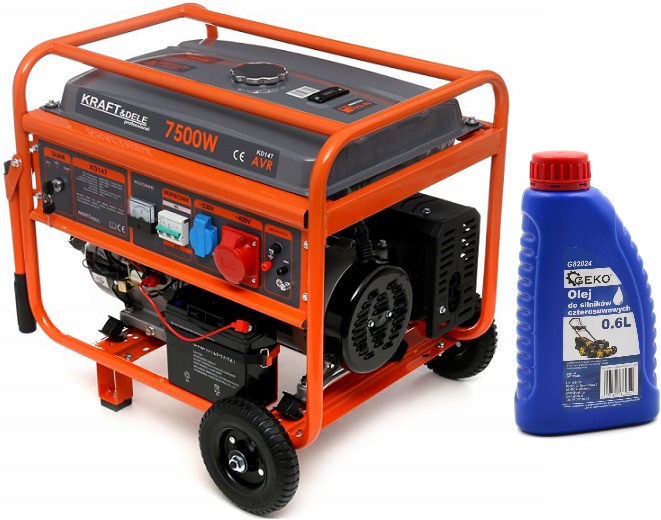 Kraft&Dele KD147 TROJFÁZOVÁ ELEKTROCENTRÁLA GENERÁTOR PROUDU 7500W AVR