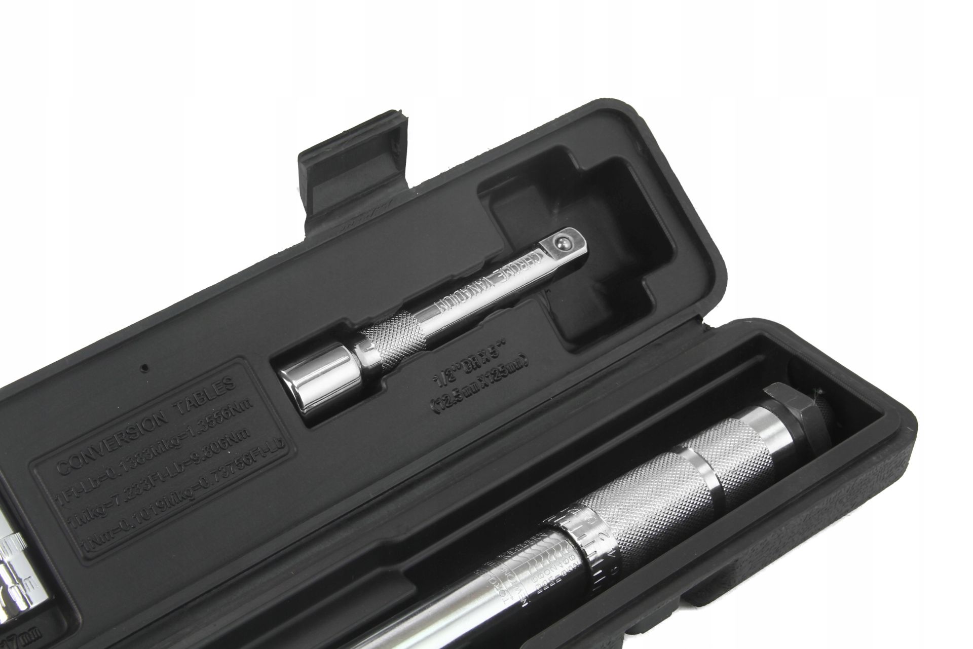 MAR-POL M53589 Momentový klíč 1/2" 28-210Nm 17,19,21mm SADA