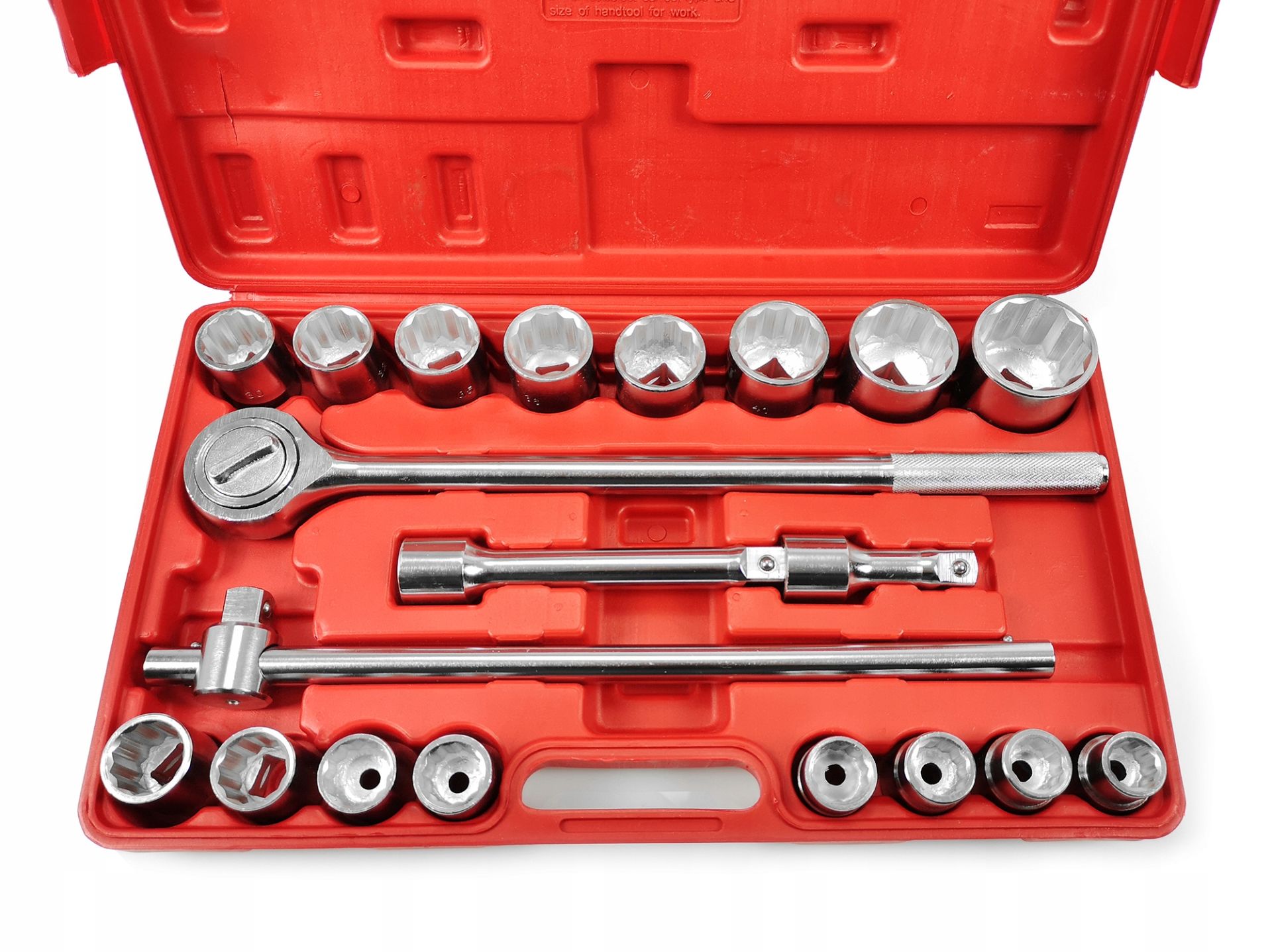 MAR-POL M58253 Nástrčné klíče ráčna 3/4" 19-50 mm 21ks
