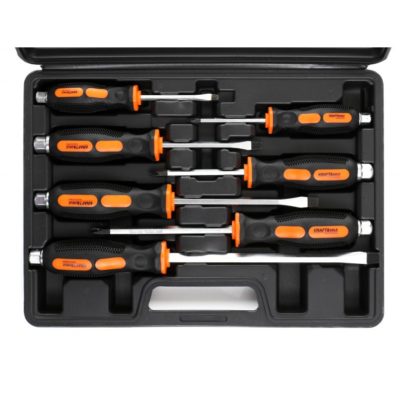 KRAFT&DELE KD10899 Podbíjecí šroubováky CRV 7 ks