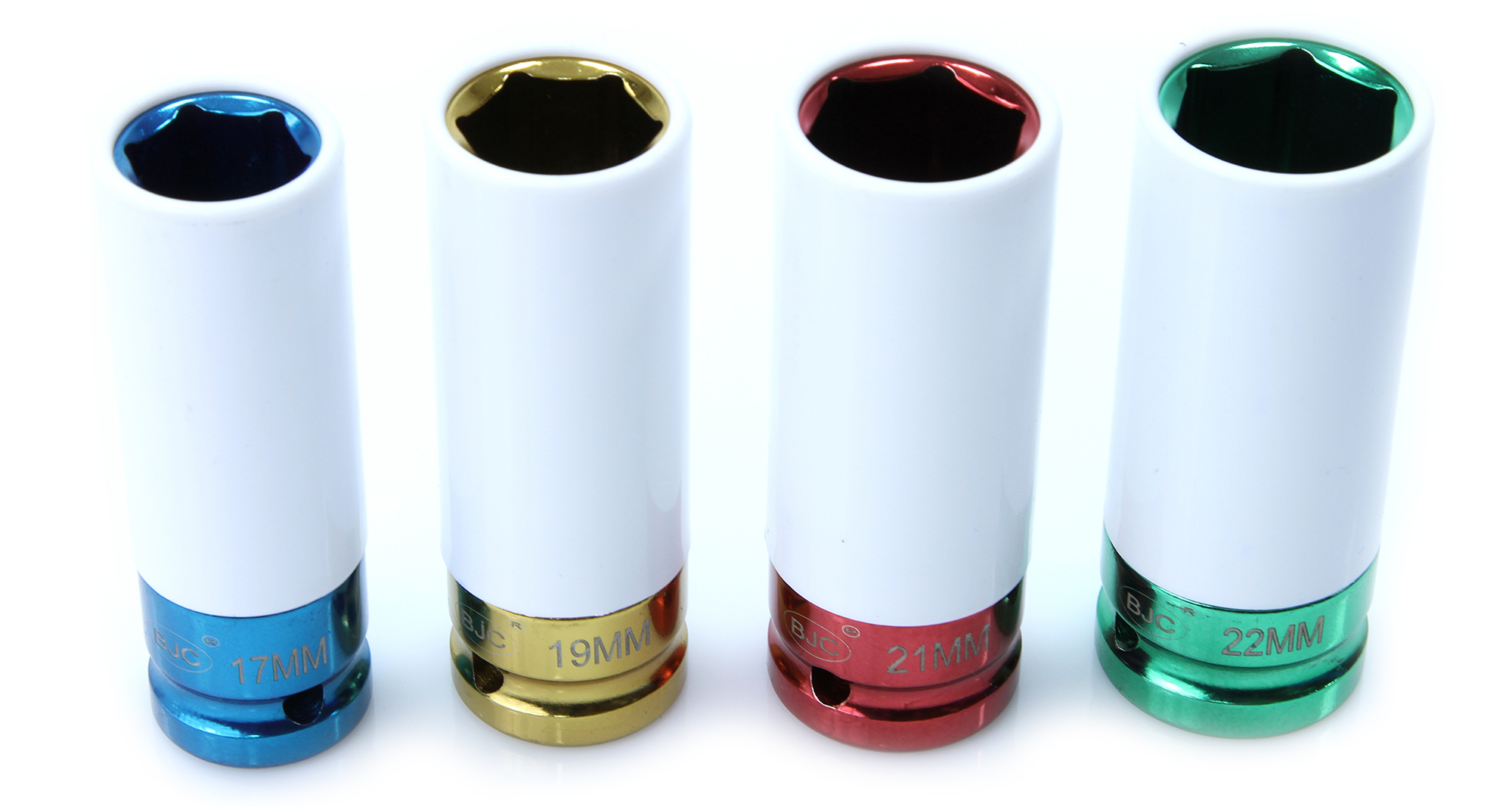 MAR-POL M58271 Klíče Nástrčné hlavice klíče Sada BJC 1/2" (17,19,21,22mm)