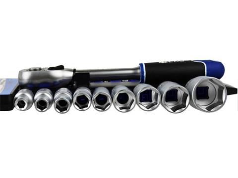 GEKO G10103 Sada klíčů 19ks nástrčné klíče, nástrčné hlavice 1/2" 8 - 32mm