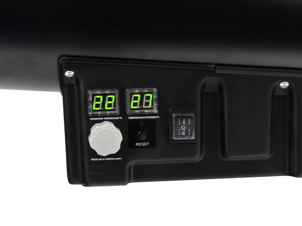 Geko G80412 Plynový ohřívač vzduchu topidlo s termostatem 40kW LCD regulátor, hadice